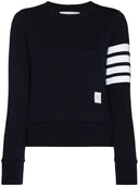 Thom Browne Four Bar Stripe Cotton Jumper