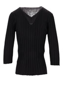 La Rose Collo A V Cashmere+Seta