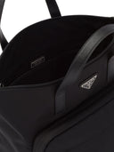 Prada Re Nylon Saffiano Leather Tote Bag