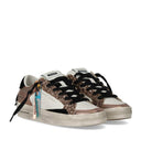 Zapatilla de zapatilla bronzo/bianco crime londres