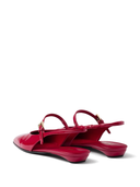 Prada Leather Slingback Ballerina Shoes