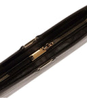 Elisabetta Franchi Dark Chocolate Baguette Bag