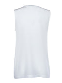 Kangra Cashmere Canotta In Crepe Di Seta