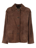 S Max Mara Giacca In Pelle Charme