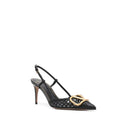 Valentino Garavani Valentino Garavani V Logo Plaque Singback Pumps