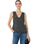 Max Mara Weekend Tempo Anthrazitgraues Top