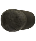 Barbour Wax Sports Olive Green Baseball Cap