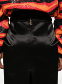 Saint Laurent Jupe Base Js44 Avec Fente Et Z