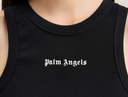 Palm Angels Classic Logo Fitted Tank Top