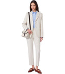 Max Mara Weekend Uva Ivory Single Breasted Jacket