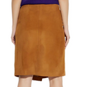 Ami Jupe Midi Avec Ceinture A Grosse Boucle