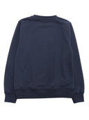 Golden Goose Journey/ Sudadera regular unisex con cuello redondo/ Mezcla de vellón de algodón con estampado de efecto vintage
