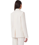 Max Mara Weekend Uva Ivory Single Breasted Jacket