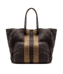 Parosh Borsa Raffia C/Manici Pelle
