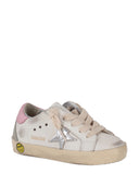 Golden Goose Super Star Leather Upper And Heel Laminated Star Suede Spur