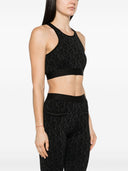 Palm Angels Monogram Jacquard Crop Top
