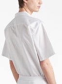 Prada Triangle Logo Cotton Shirt