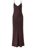 Anine Bing Laurel Dress Deep Brown