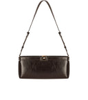 Elisabetta Franchi Dark Chocolate Baguette Bag