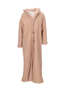 La Rose Cappotto Montone Lungo Reversibile