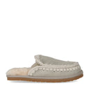 Mou Full Eskimo Stich Silver Birch Slipper