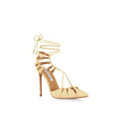 Aquazzura Aquazzurra Bellissima Woven Raffia Stiletto Sandals