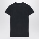 Anine Bing Black Washed Cotton T Shirt Dress