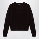 Roberto Collina Brown Sweater In Cashmere And Silk Blend
