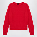 Roberto Collina Red Sweater In Cashmere And Silk Blend
