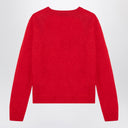 Roberto Collina Red Sweater In Cashmere And Silk Blend