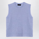 Roberto Collina Light Blue Cashmere Blend Waistcoat