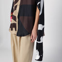 Moschino Silk Patchwork Shirt