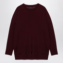 Roberto Collina Bordeaux Wool Crew Neck Sighi