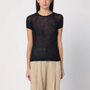 Roberto Collina Navy Blue Sweater In Fine Wool