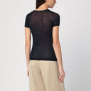 Roberto Collina Navy Blue Sweater In Fine Wool