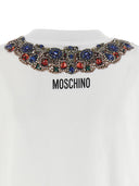 Camiseta de impresión de joya moschino
