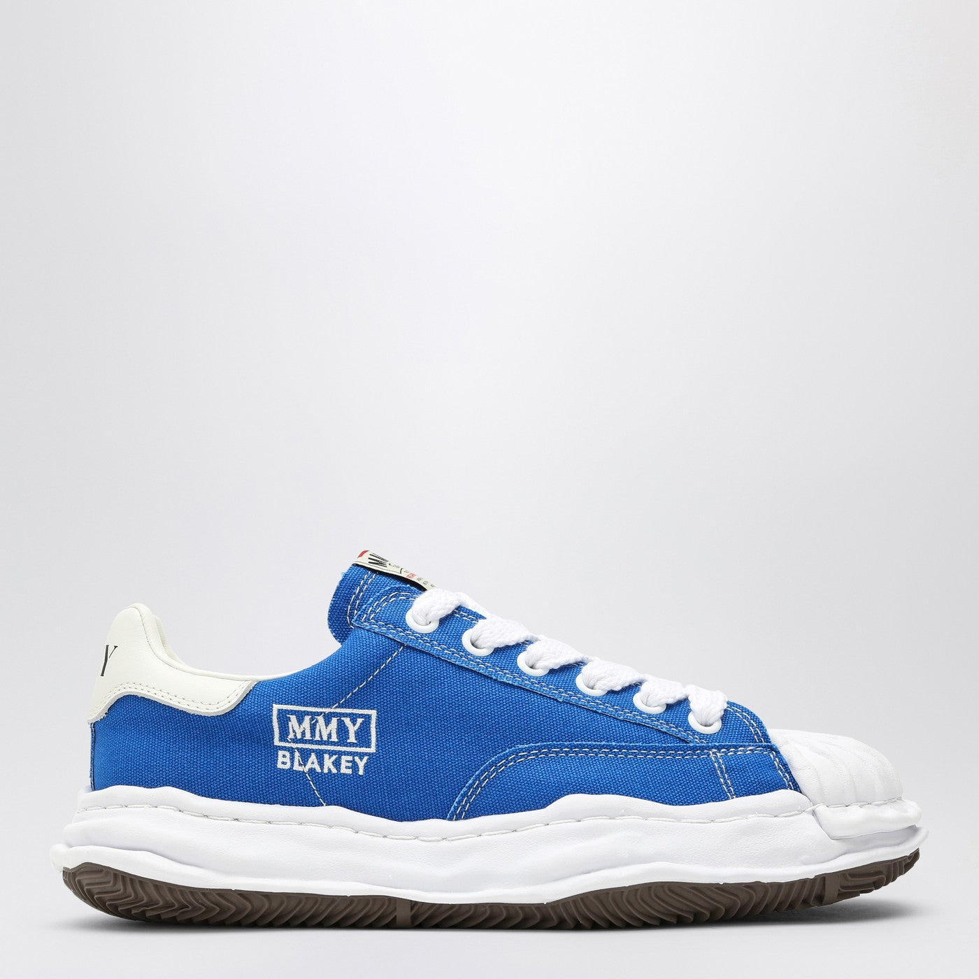 Maison Mihara Yasuhiro Electric Blue Canvas Blakey Low Top 