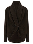 Alberta Ferretti Brooch Cardigan