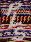 Philosophy All Over Intarsia Cardigan