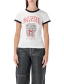 Ganni T Shirts And Polos White