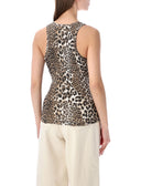 Ganni Top Brown