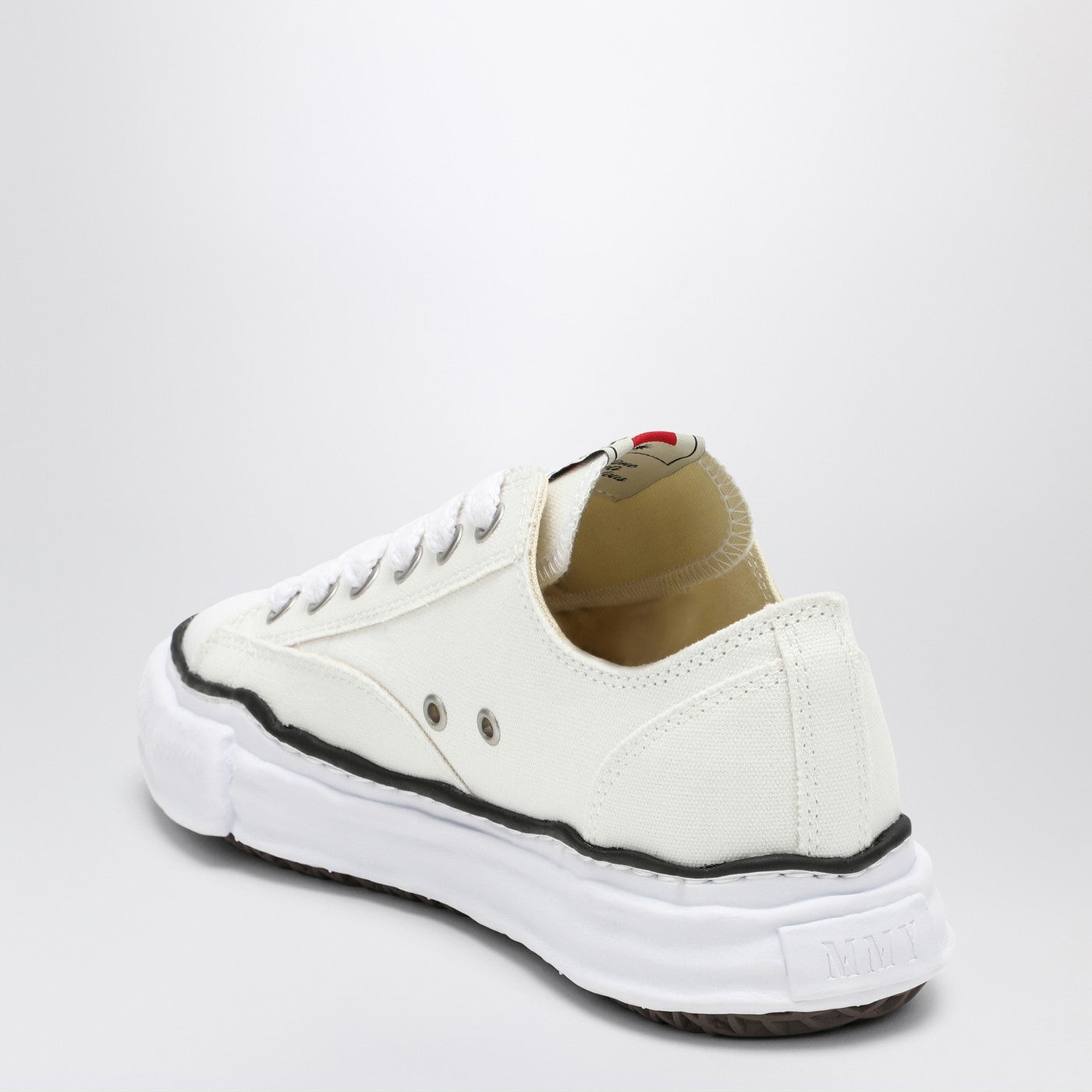 Maison Mihara Yasuhiro White Peterson Low Sneakers In Canvas – Balardi