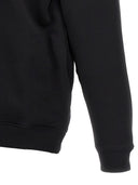 Felpa con cappuccio di stampa del logo Moschino