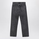 Agolde Valen Grey Washed Jeans In Regenerated Denim