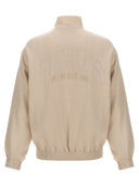 Gcds 'Linen Blend Logo Track' Sweatshirt