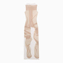 Acne Studios Abito lungo White/Beige Stamping Sleeveless