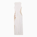 Acne Studios Abito lungo White/Beige Stamping Sleeveless