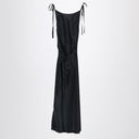 Acne Studios Black Satin Petticoat Dress