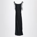 Acne Studios Black Satin Petticoat Dress
