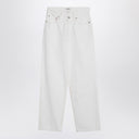 Jeans blancos de Agolde en mezclilla regenerada